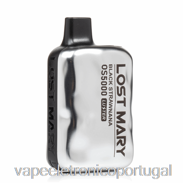 Vape Eletrônico Perdido Mary Os5000 Brilho Descartável Palha Preta